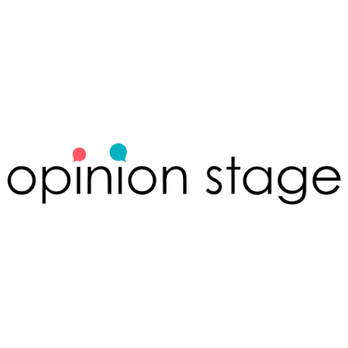 Logotipo del escenario de opinión