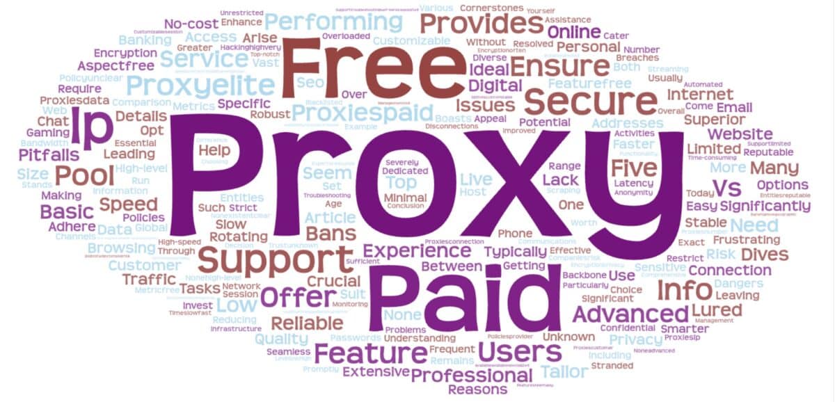 Por que você deve escolher proxies pagos em vez de gratuitos?