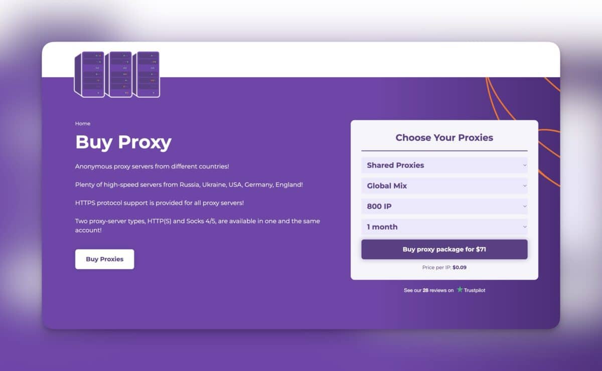 Los mejores proveedores de proxy de raspado web: TOP 4