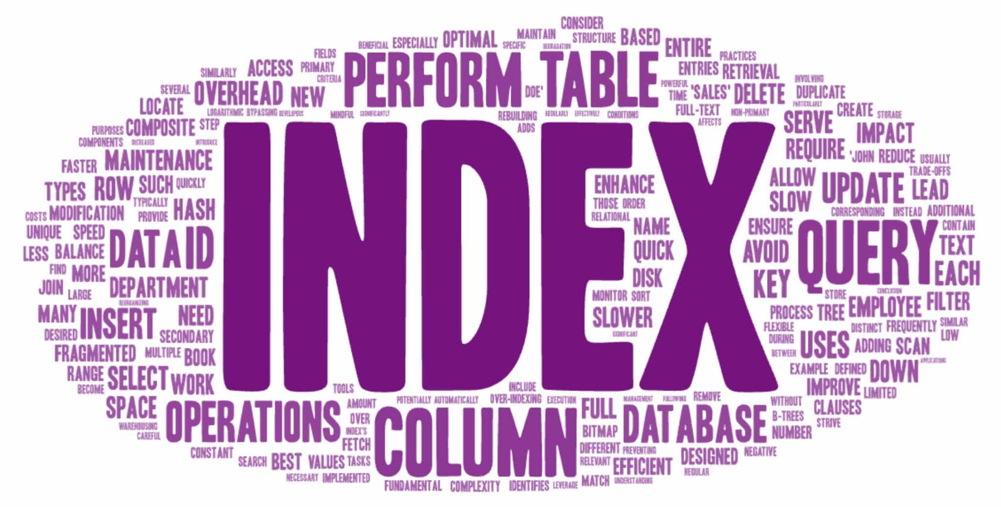 Понимание индексов в базах данных