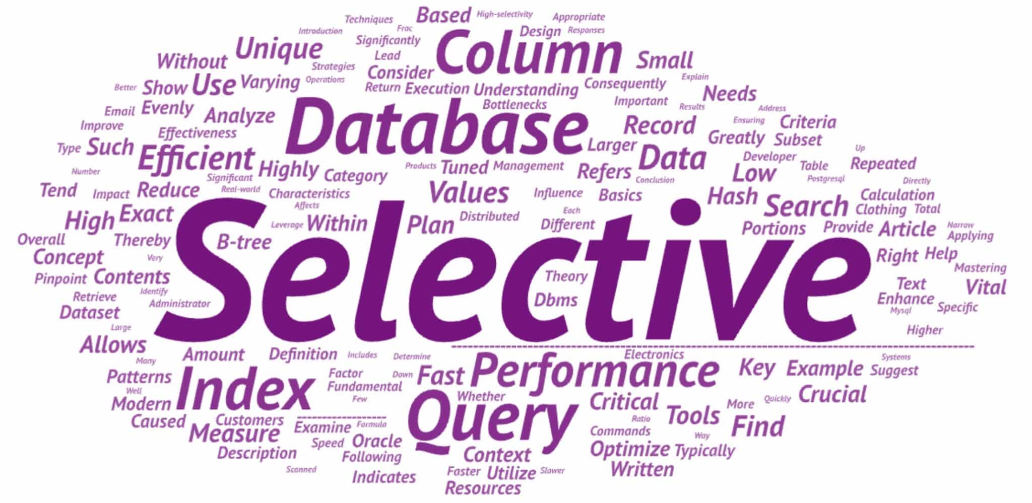 Was ist Selektivität in einer Datenbank?